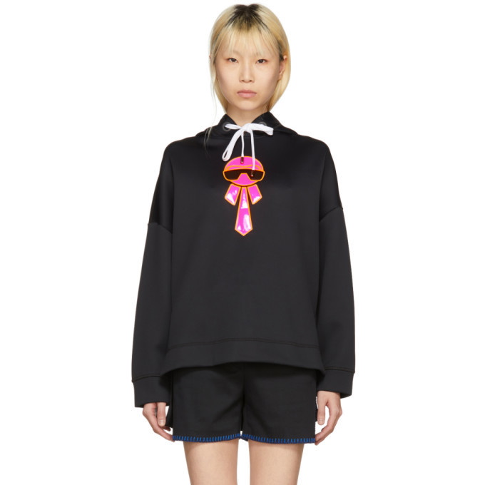 Photo: Fendi Black Neon Karlito Hoodie