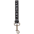 Givenchy Black and White 4G Webbing Keychain