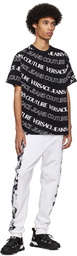 Versace Jeans Couture Black Jacquard T-Shirt