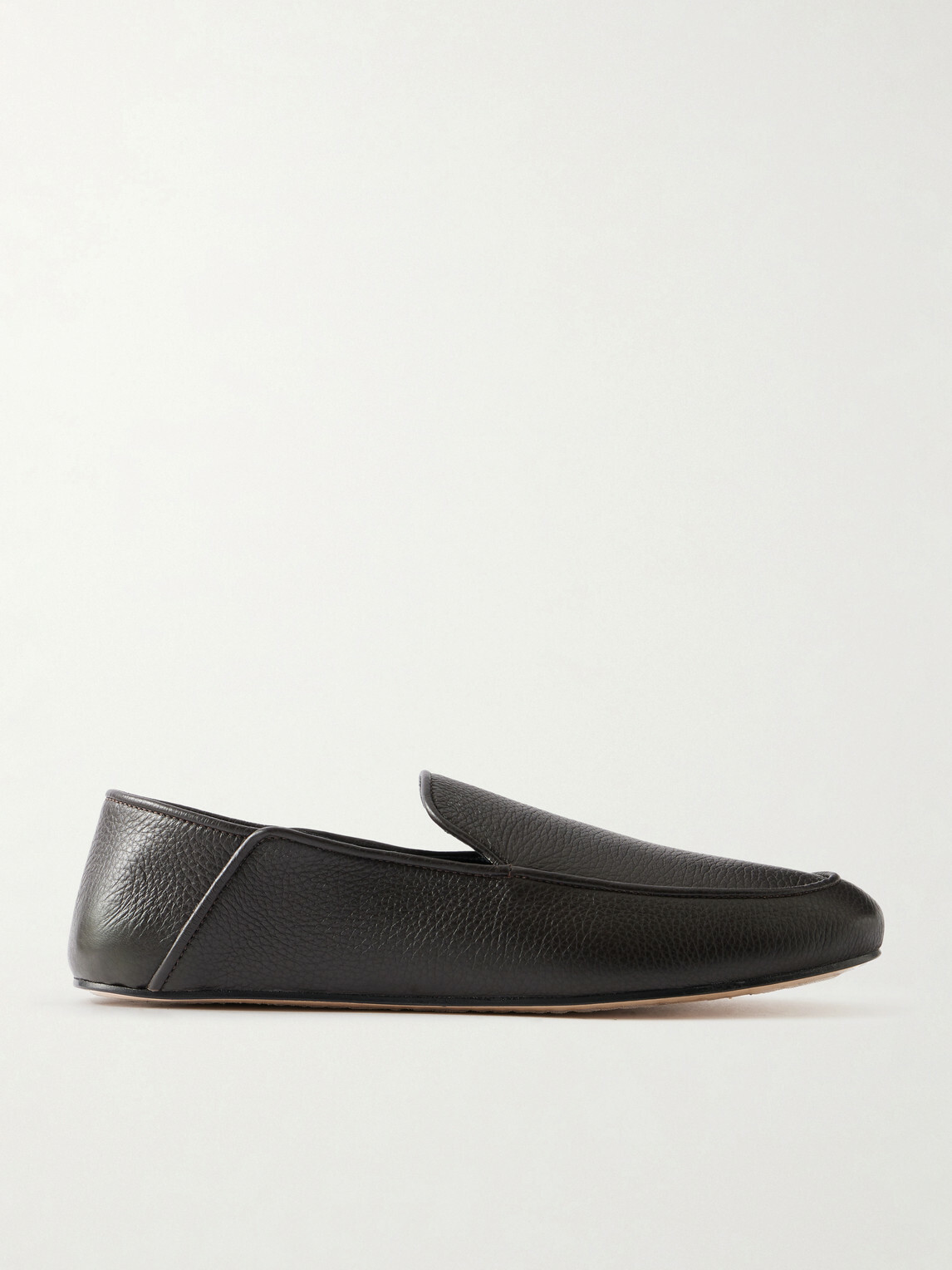 George Cleverley - Mayfair Collapsible-Heel Full-Grain Leather Loafers - Brown