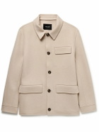 Yves Salomon - Wool and Cashmere-Blend Felt Overshirt - Neutrals