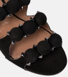 Alaïa Bombe suede sandals