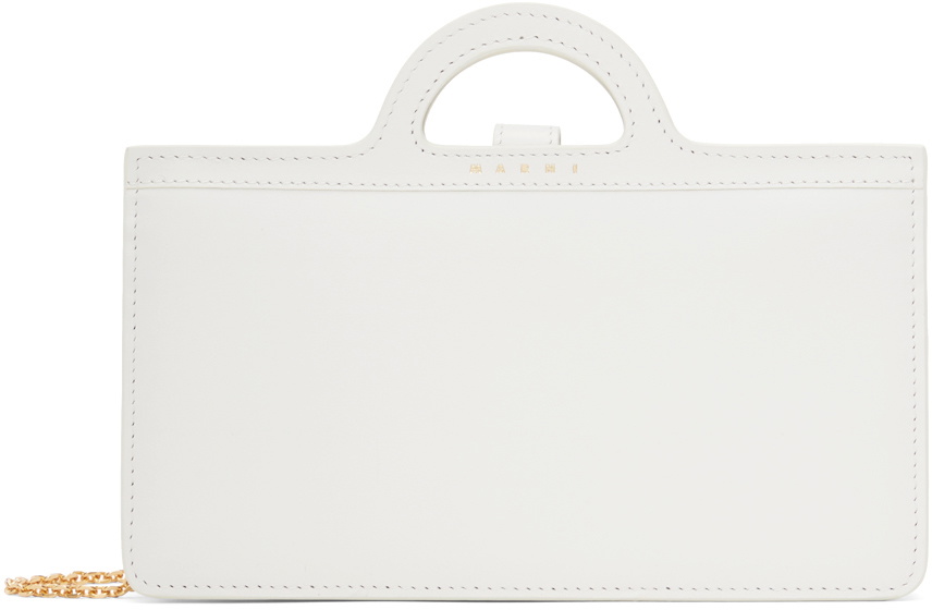 Marni White Tropicalia Long Wallet Bag