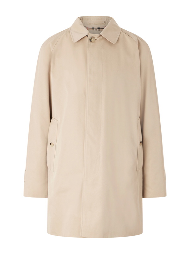 Photo: Burberry - Cotton-Gabardine Car Coat - Neutrals