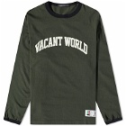 Undercover Men's Long Sleeve Vacant World T-Shirt in Green