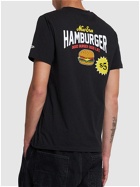 NEW ERA - Hamburger Printed Cotton T-shirt