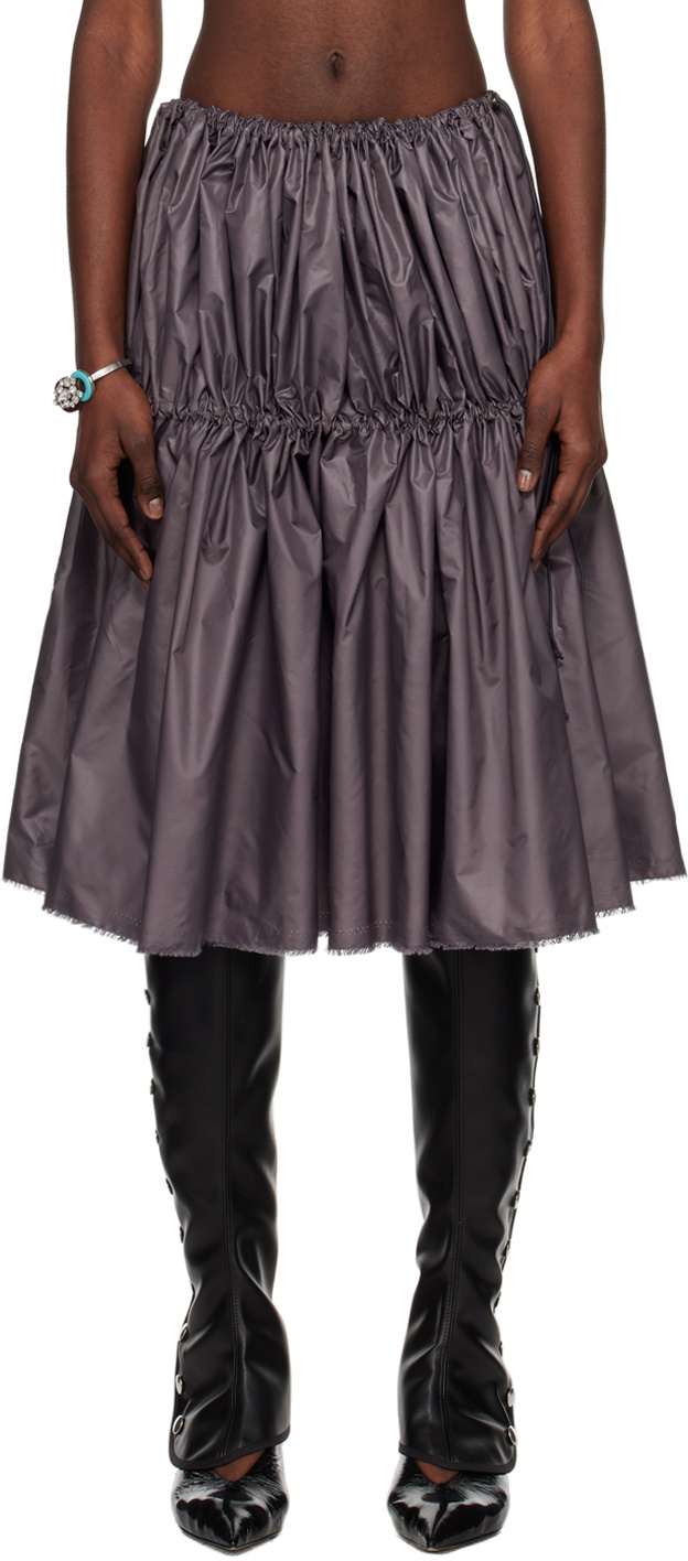Nicklas Skovgaard Gray Claudia Midi Skirt