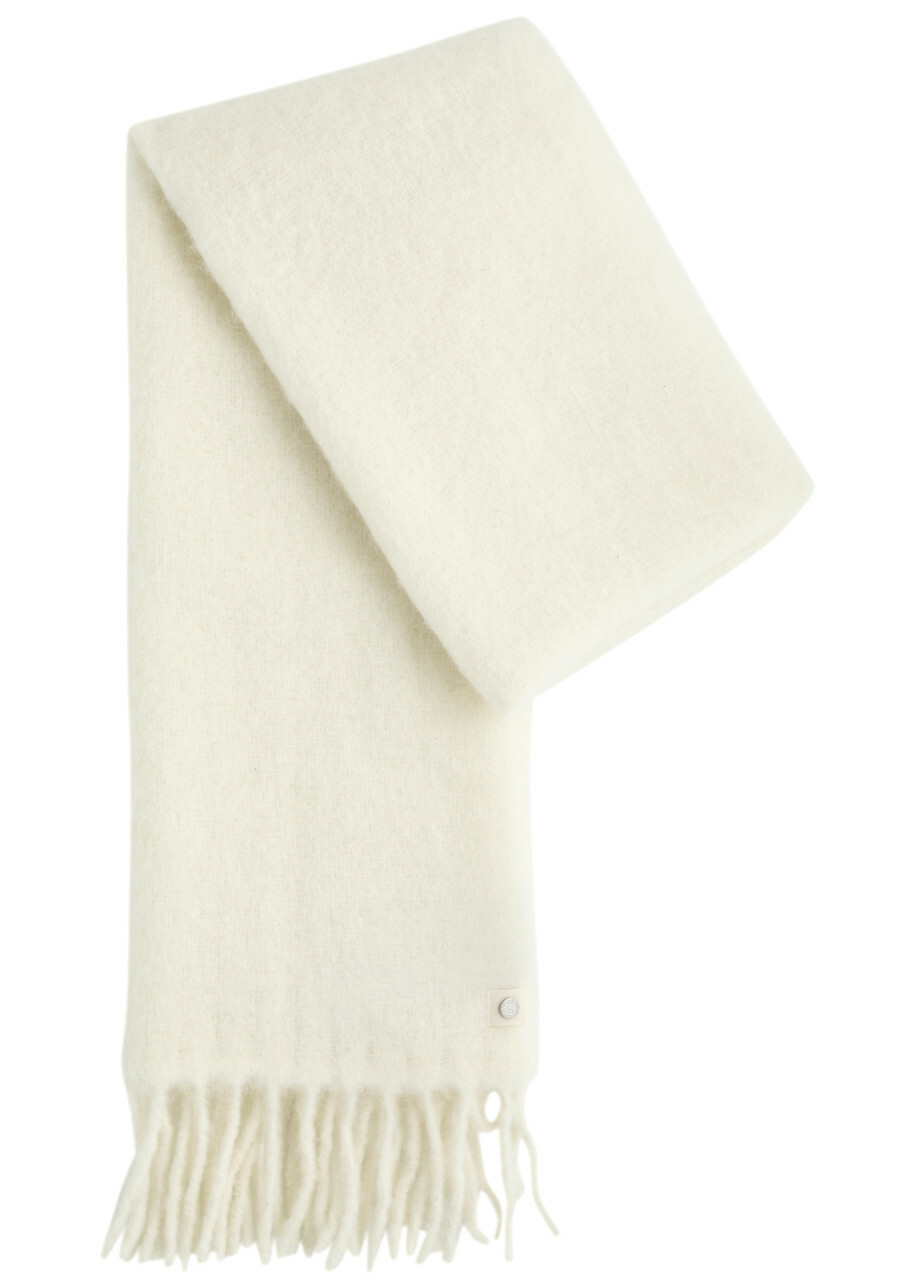 Canada Goose Fringed Alpaca-blend Scarf - Beige - One Size