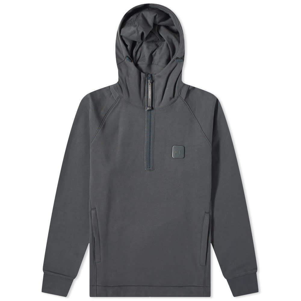 C.P. Company half-zip Fastening Cotton Hoodie - Farfetch