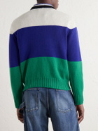 JW Anderson - Striped Wool Sweater - Blue
