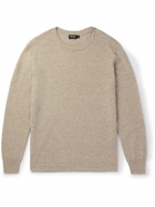 Zegna - Oasi Cashmere and Linen-Blend Sweater - Neutrals