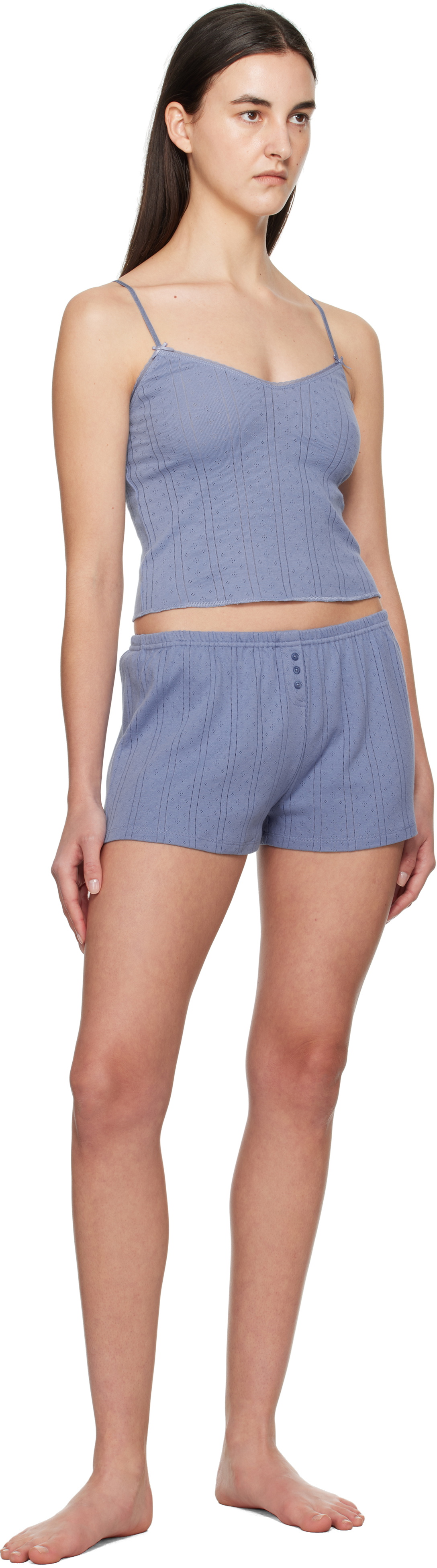 Cou Cou Blue 'The Short' Shorts