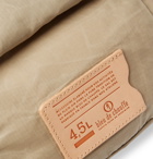 Bleu de Chauffe - Logo-Appliquéd Leather-Trimmed Cotton-Ripstop Wash Bag - Neutrals