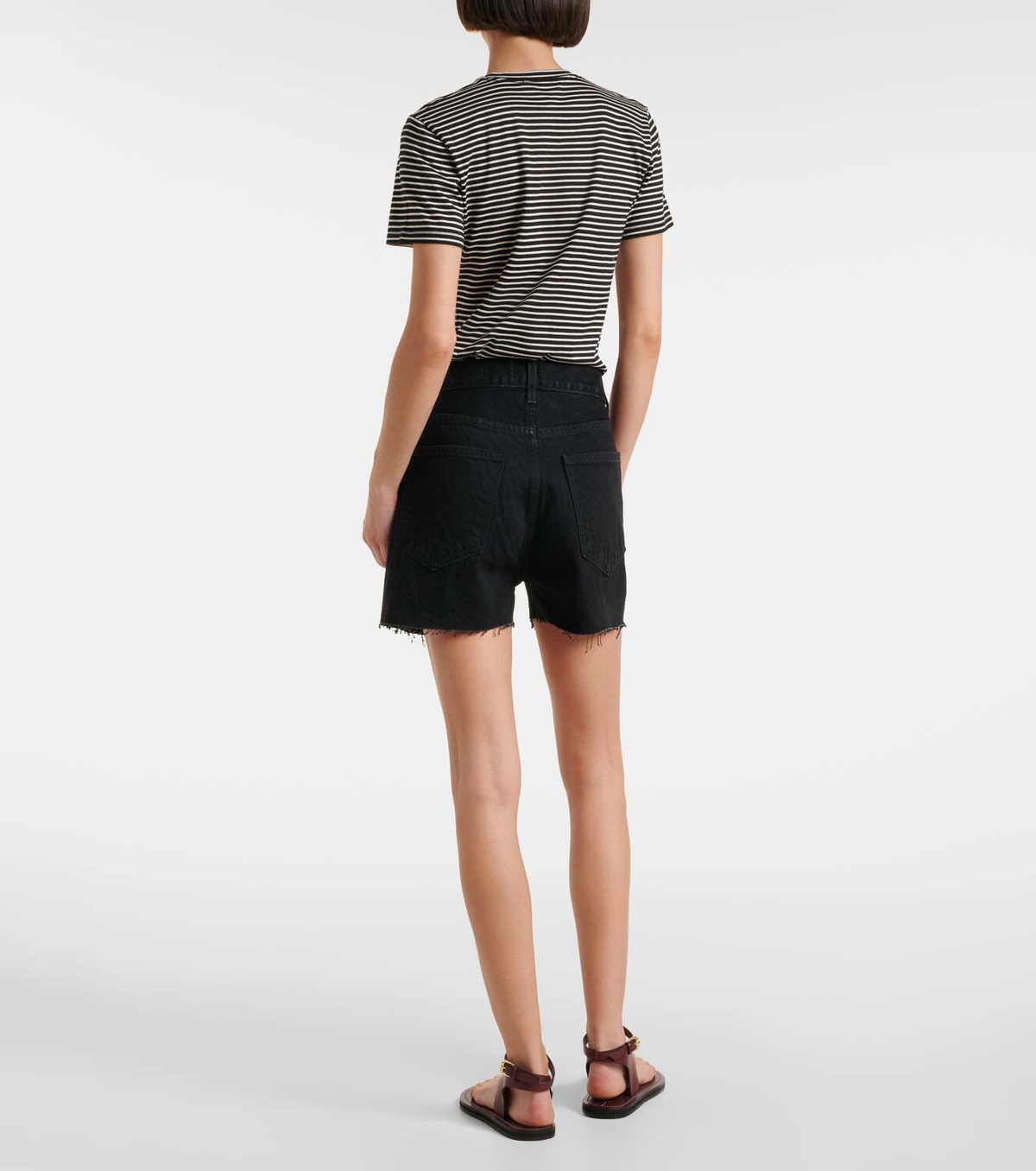 Nili Lotan Cobain low-rise denim shorts