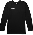 WTAPS - Logo-Print Cotton-Jersey T-Shirt - Black