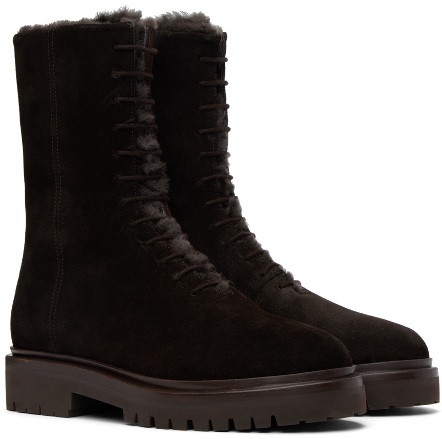 Legres Brown Suede Ankle Boot