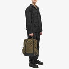 Engineered Garments Men's UL 3 Way Bag in Olive Cp Weather Poplin