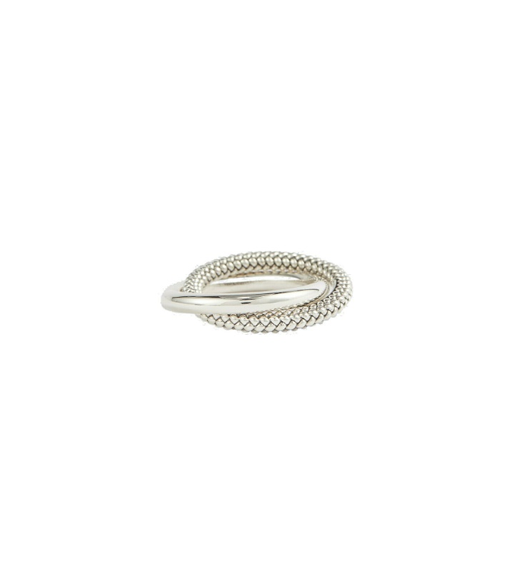 Photo: Bottega Veneta - Intreccio sterling silver ring