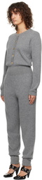 Chloé Gray Wool & Cashmere Jumpsuit
