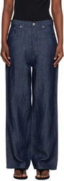 LE17SEPTEMBRE Navy Straight Denim Jeans