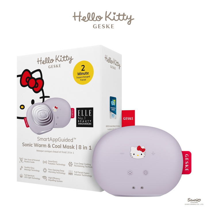 Photo: GESKE Hello Kitty Smart Sonic Warm & Cool Mask
