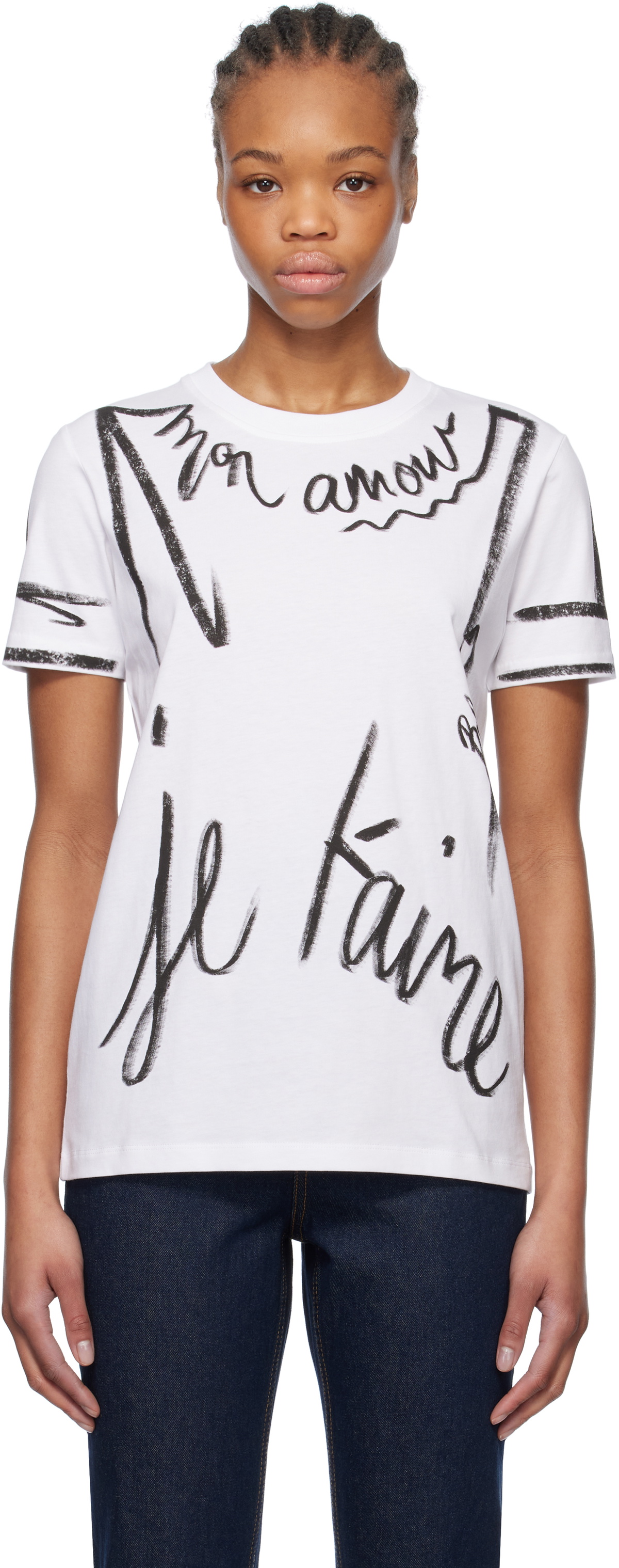 【関税・送料込み】Balmain Je T Aime Mon Amour T-Shirt 関税&送料込】Balmain Je T Aime Mon Amour T-Shirt (BALMAIN/T