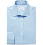 Kingsman - Turnbull & Asser Light-Blue Cutaway-Collar Linen Shirt - Light blue