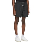 Essentials Black Volley Shorts