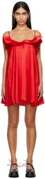 Kika Vargas Red Joan Minidress