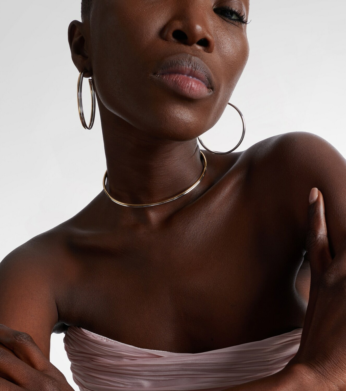 Jennifer Fisher Thread 10kt gold-plated hoop earrings