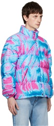 AGR Blue & Pink Embroidered Jacket