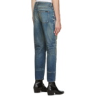 Saint Laurent Blue Staight-Cut Jeans