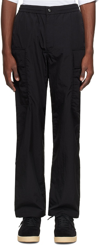 Photo: Solid Homme Black Jogger Cargo Pants