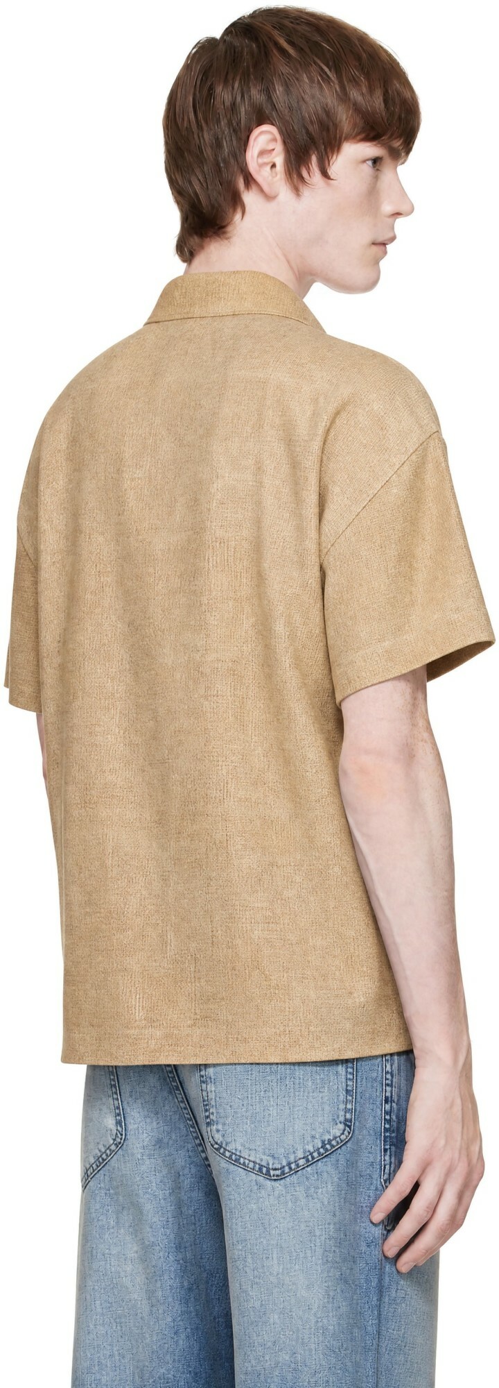 JW Anderson Tan Leather Polo
