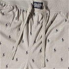Polo Ralph Lauren Men's Sleepwear All Over Pony Sweat Pant in Grey Fog