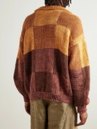 Kartik Research - Jacquard-Knit Wool Sweater - Orange