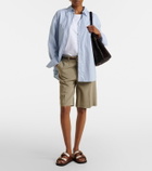 Birkenstock 1774 Arizona leather-trimmed sandals
