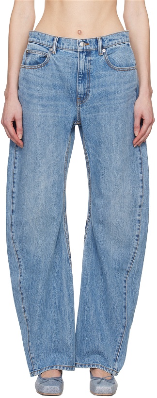Photo: Alexander Wang Blue Curved Jeans