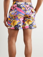 Palm Angels - Miami Mix Slim-Fit Mid-Length Printed Swim Shorts - Pink