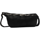 Guidi Black Leather Belt Bag