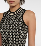 Dodo Bar Or Jacquard cutout bodysuit