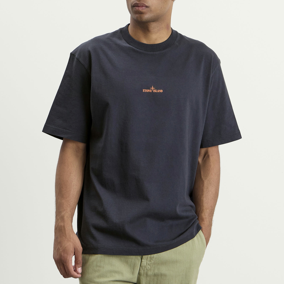 Stone Island Men's Desert T-Shirt in Navy Blue