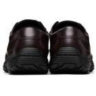 Dr. Martens Burgundy Aurix Satin Finish Leather 5I Sneakers