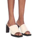 Wandler - Isa leather plateau sandals