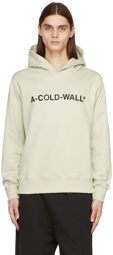 A-COLD-WALL* Beige Essential Logo Hoodie