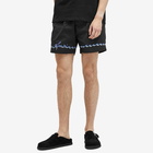 AMIRI Men's Wave Swim Shorts in Black