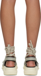 Rick Owens Black & Off-White Geth Sandals