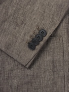 Sunspel - Linen Suit Jacket - Brown