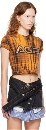 AGR Orange Tie-Dye T-Shirt