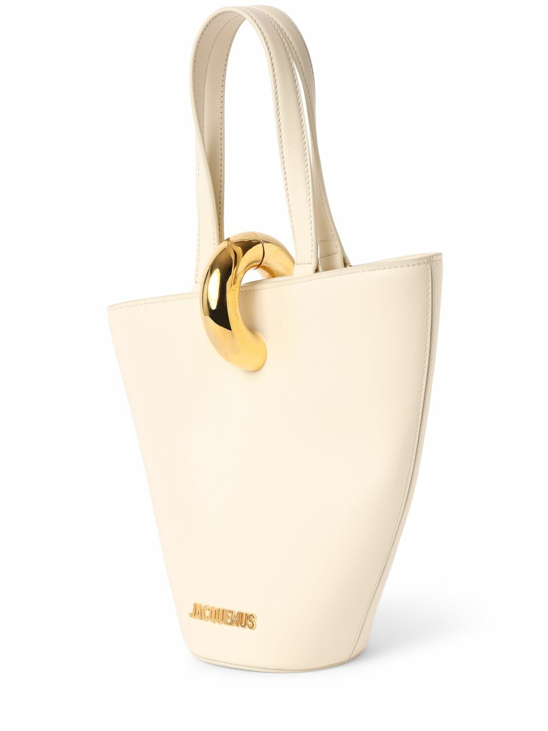 ハンドバッグ Jacquemus 'Le petit Bambola' handbag Jacquemus Le Petit Bambola Leather Tote Bag | Black | FARFETCH